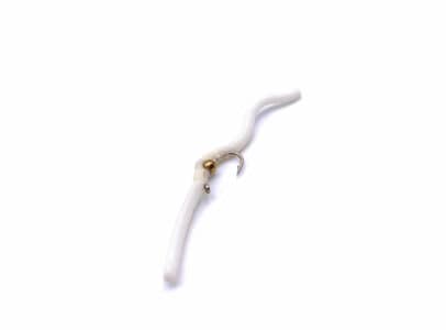 BH Squiggly San Juan Worm - White