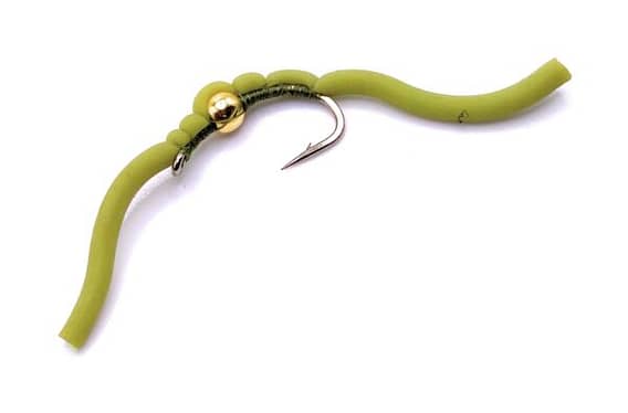 BH Squiggly San Juan Worm - Olive