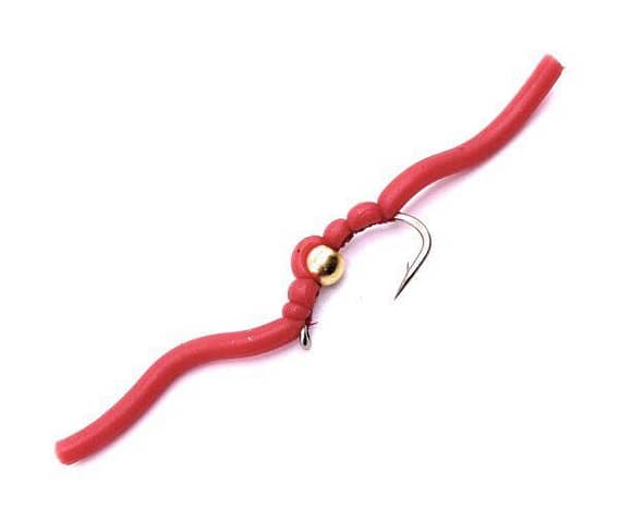 BH Squiggly San Juan Worm - Blood Red
